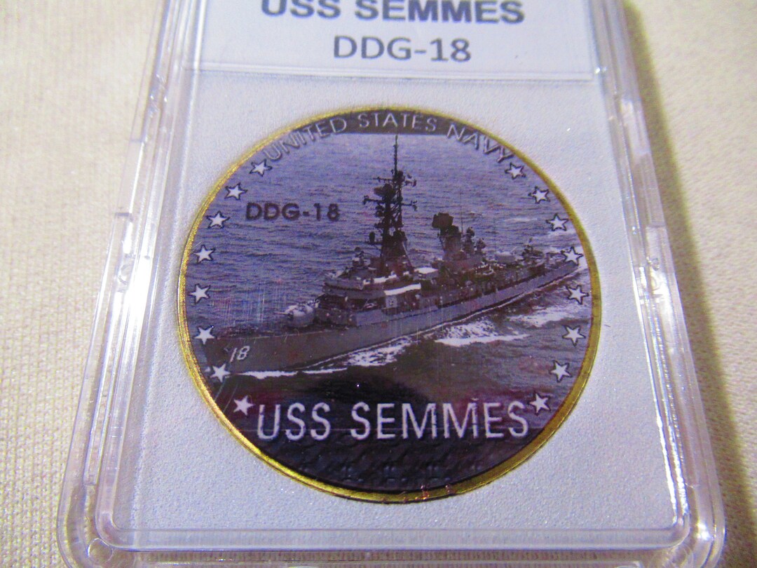 USS Semmes DDG-18 Embroidered Baseball Cap - Available In 3 Colors - Hat - Foto 9