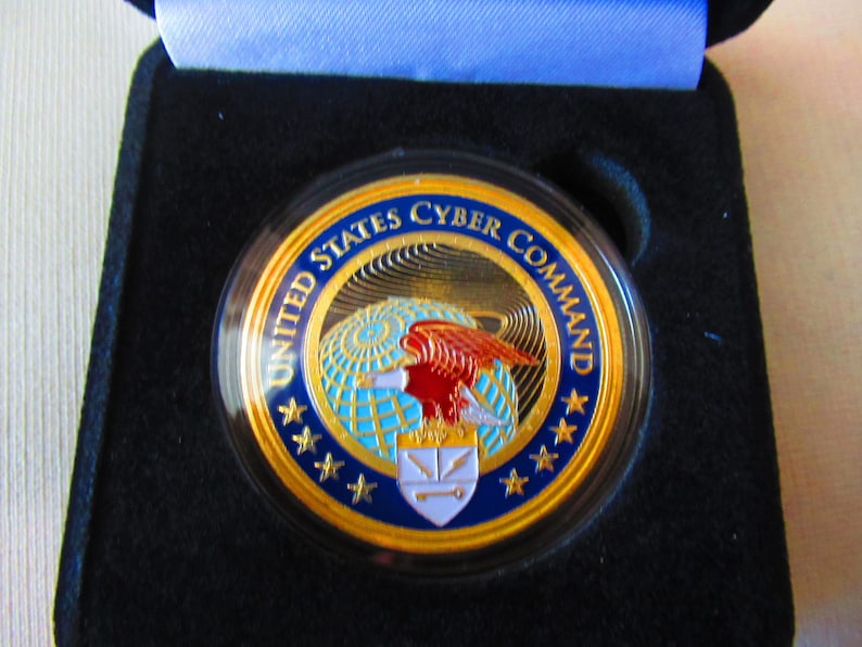 United States Cyber Command Challenge Coin - Etsy