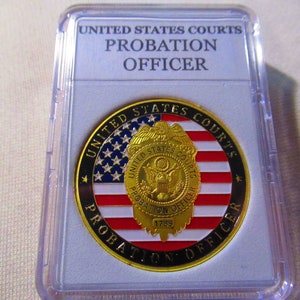 United States Courts Probation Officer Challenge Coin