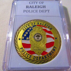 City Of Raleigh Police Dept Challenge Coin