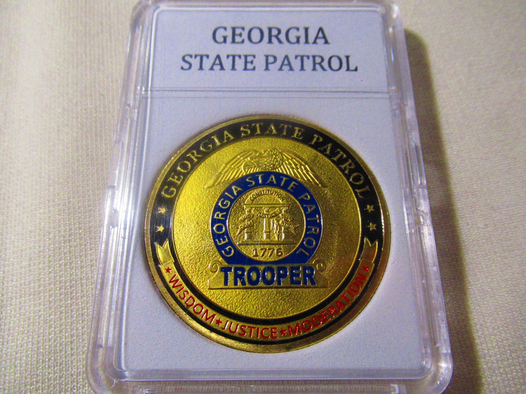 GEORGIA STATE PATROL Challenge Coin Etsy