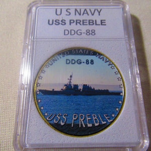 Marina de los EE. UU. - Moneda de desafío USS PREBLE (DDG-88)