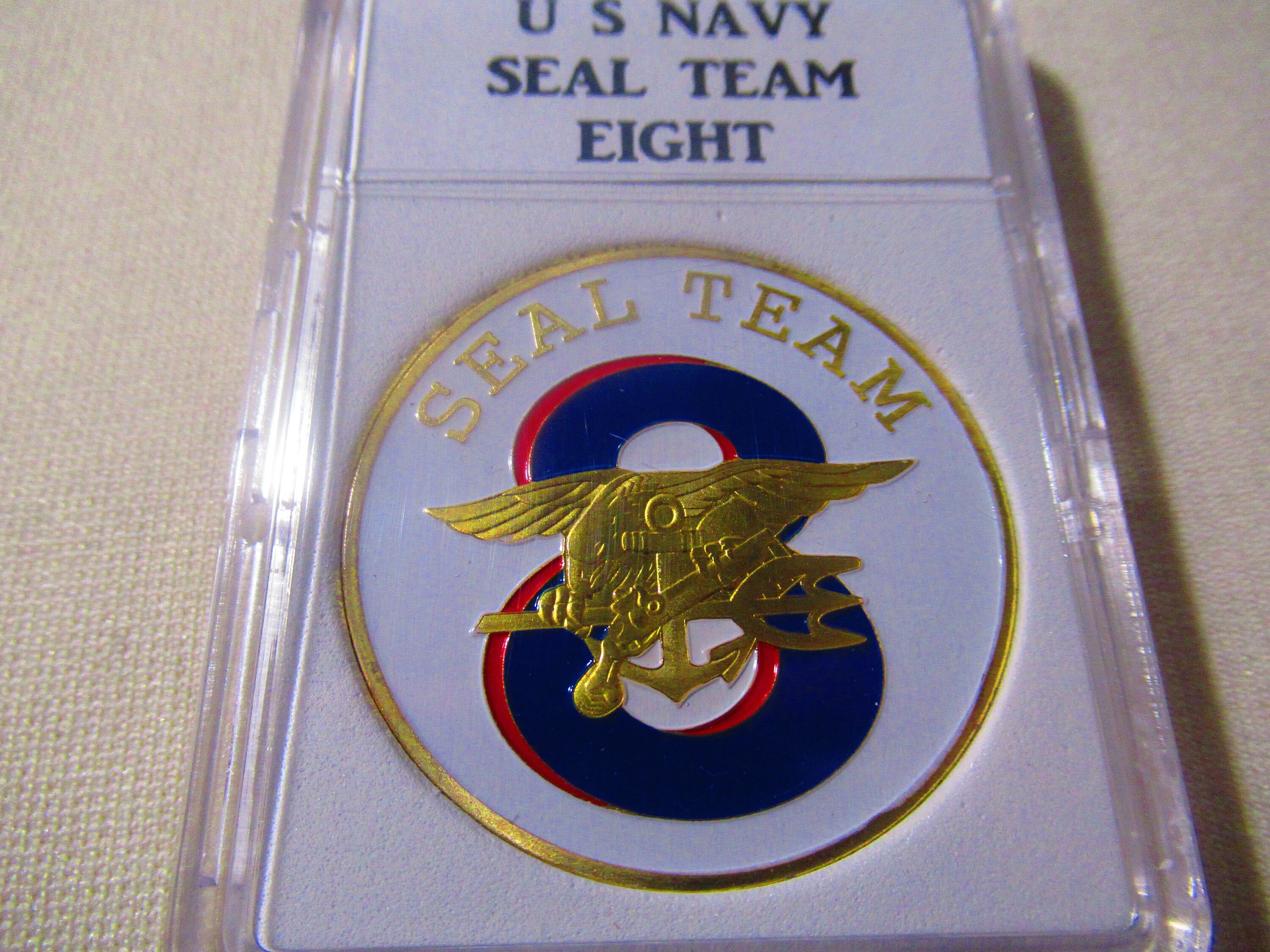 U S Navy SEAL TEAM EIGHT Challenge Coin - Etsy