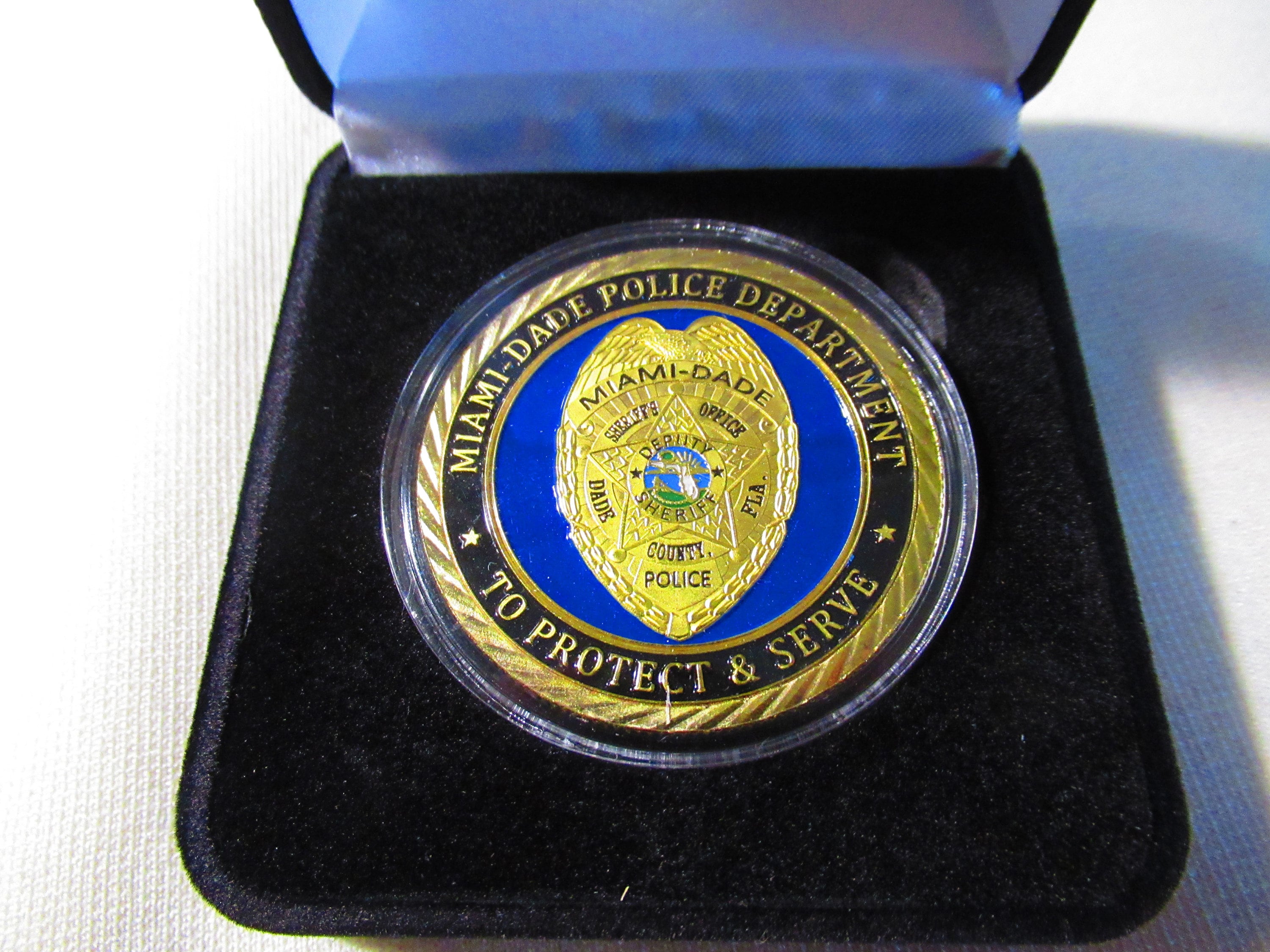 MIAMI-DADE Police Dept. Challenge Coin - Etsy, image size:3000x2250