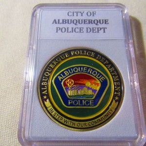 City Of Albuquerque Police Dept Challenge Coin