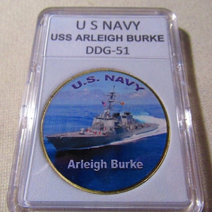 Marina de los EE. UU. - Moneda de desafío USS Arleigh Burke (DDG-51)