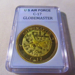 U S AIR FORCE C-17 GLOBEMASTER Challenge Coin