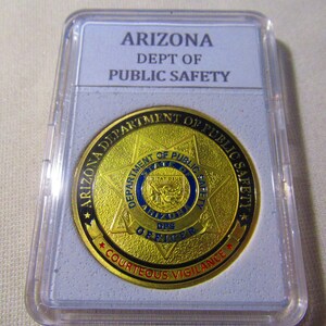ARIZONA Dept of PUBLIC SAFETY Challenge Coin