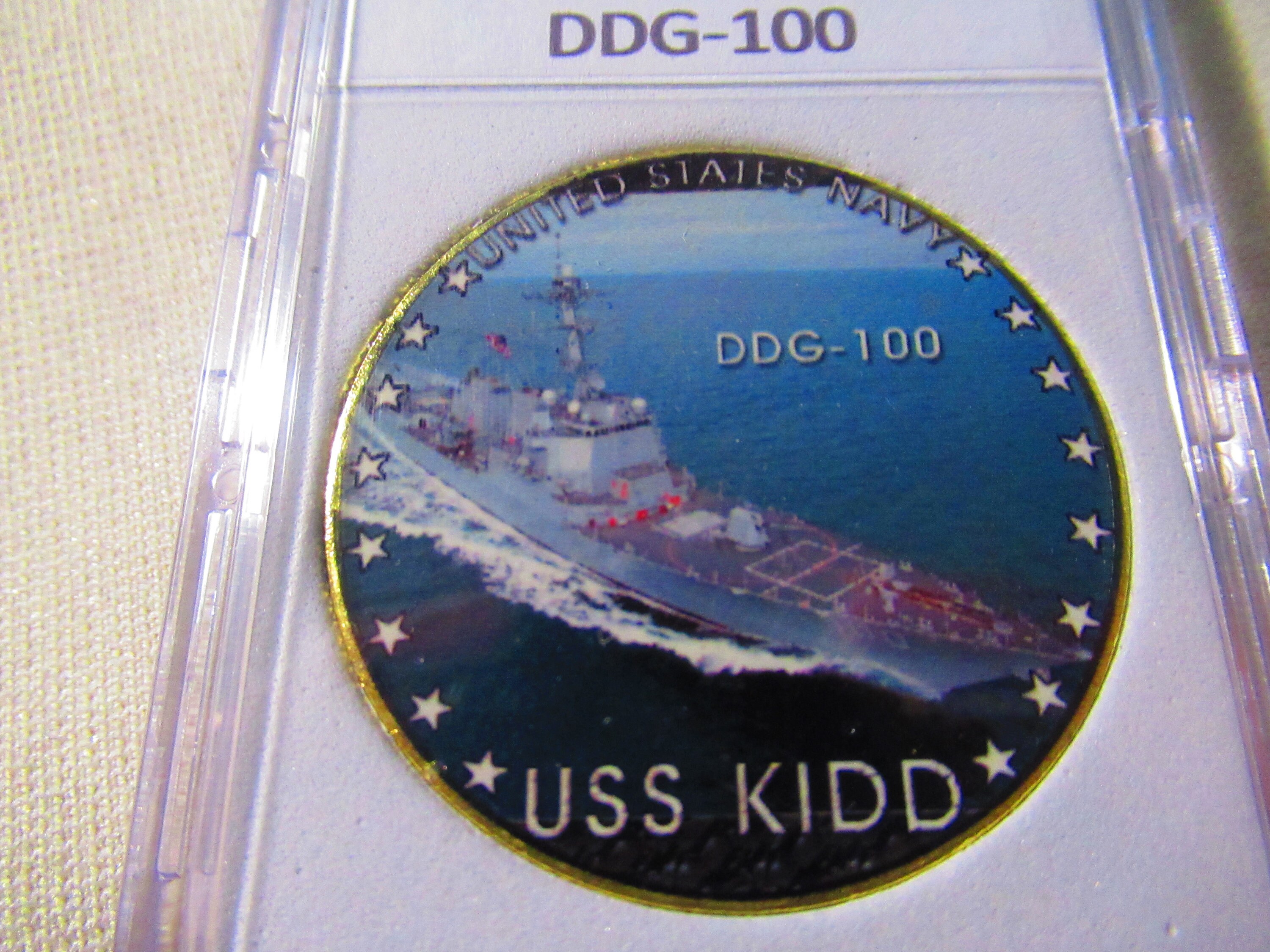 U S Navy - USS KIDD (DDG-100) Challenge Coin - Etsy