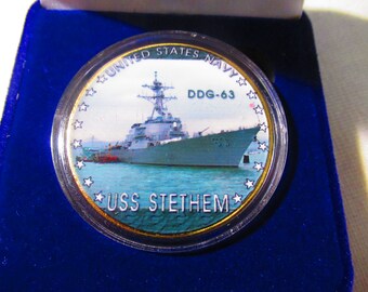 U S NAVY - USS Stethem (DDG-63) Challenge Coin - Etsy 日本