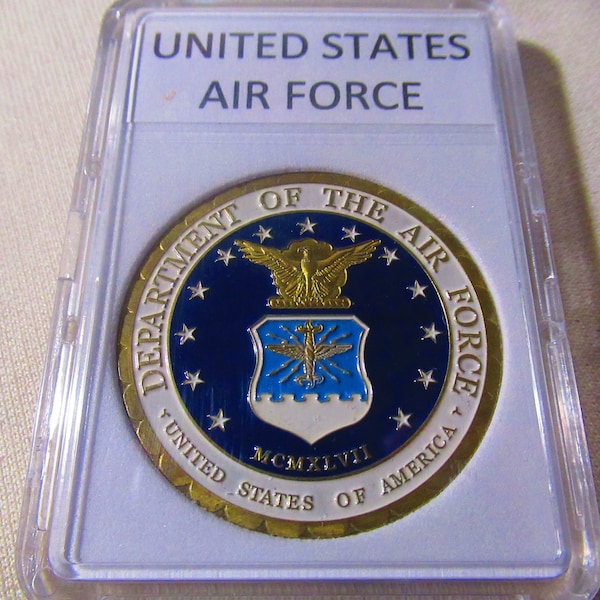 U S AIR FORCE Logo Challenge Coin