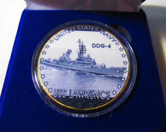 Moneta Sfida Della Marina Degli Stati Uniti – USS Venditors (DDG-11) – Collezionismo Militare