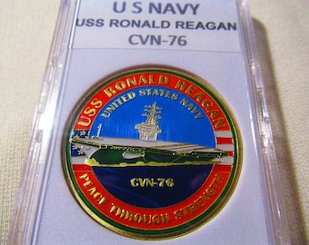 Collectible ZIPPO Lighter USS Ronald Reagan CVN-76 2003 - Etsy
