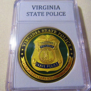 VIRGINIA STATE POLICE Challenge Coin
