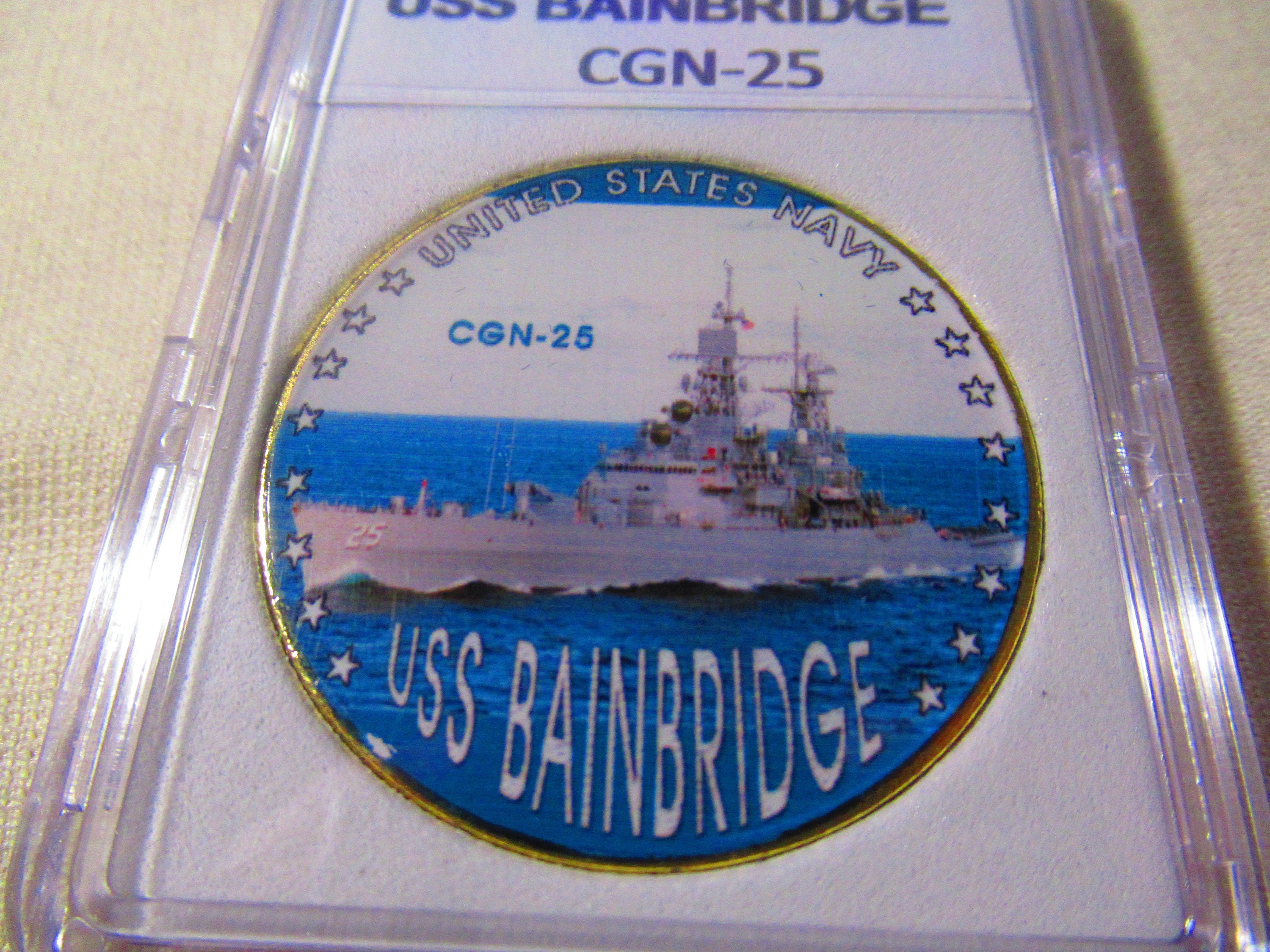 U S NAVY - USS Bainbridge (CGN-25) Challenge Coin - Etsy 日本