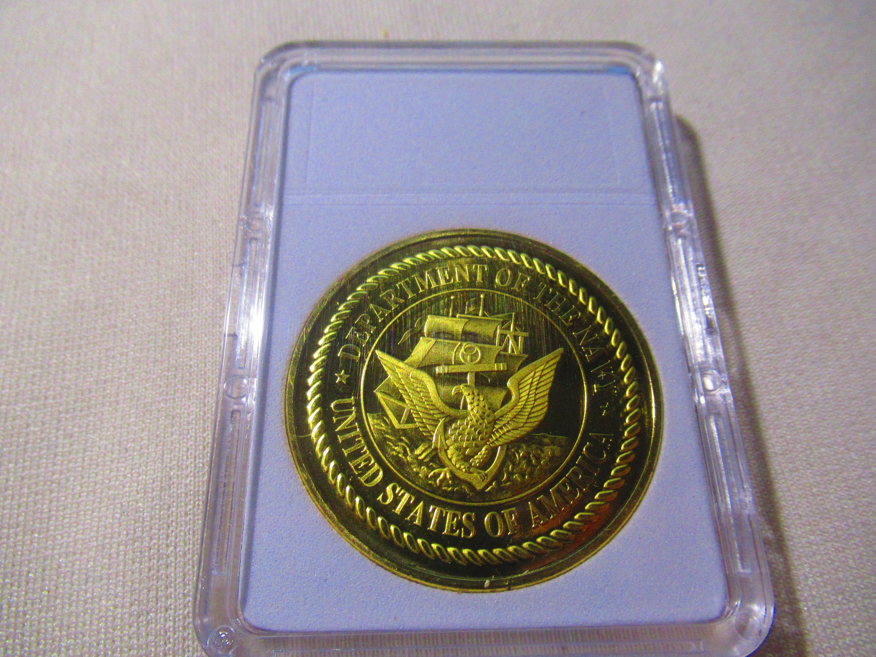 アメリカ海軍　DDG110 ウィリアム.P.ローレンス　チャレンジコイン U S NAVY - USS William P. Lawrence (DDG-110) Challenge Coin