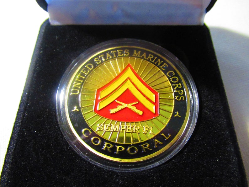 US Marine Corps Corporal Challenge Coin image 5