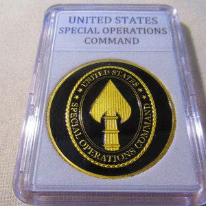 Moneda de desafío del Comando de Operaciones Especiales de los Estados Unidos