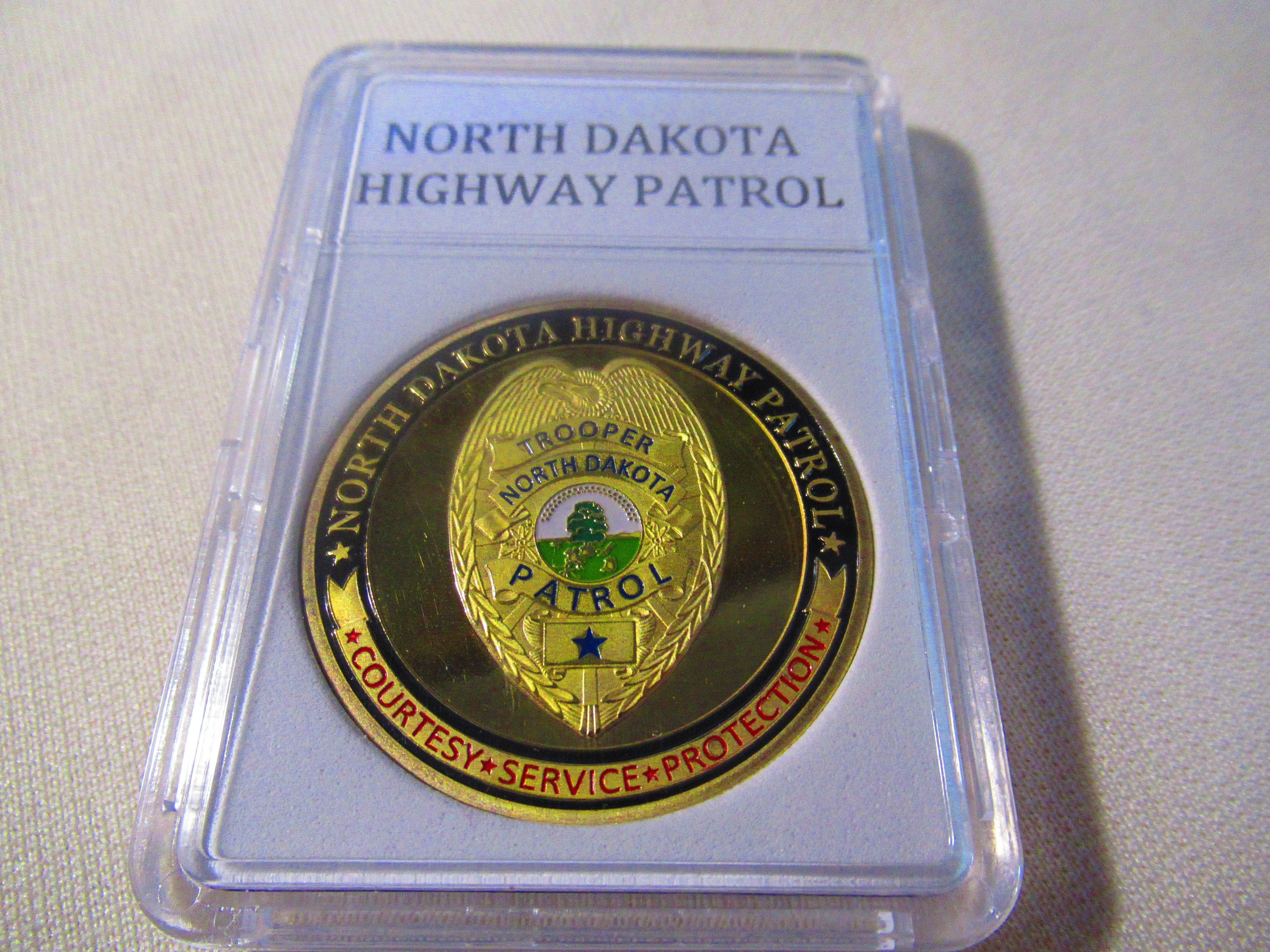 North Dakota Highway Patrol Challenge Coin - Etsy