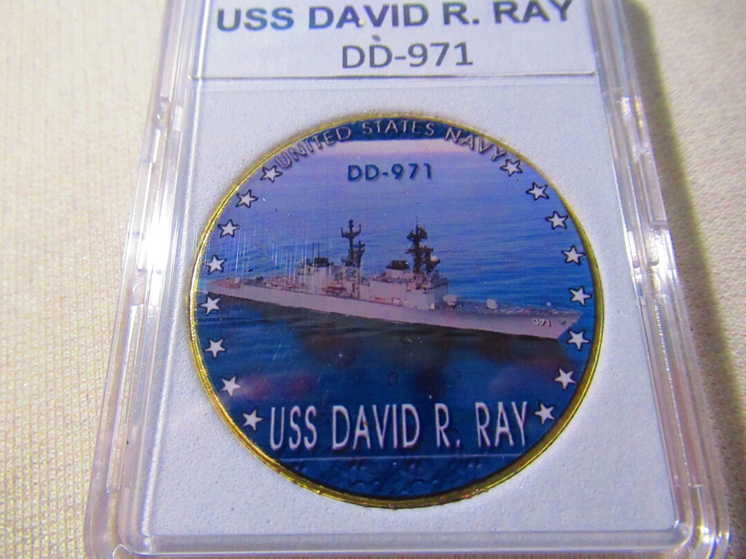 U S Navy - USS David R. Ray (DD-971) Challenge Coin - Etsy