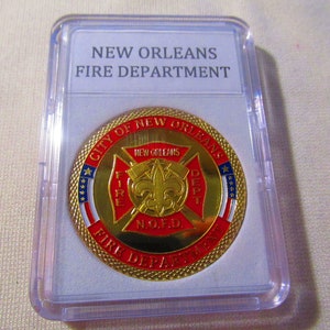 NEW ORLEANS Fire Dept. Challenge Coin