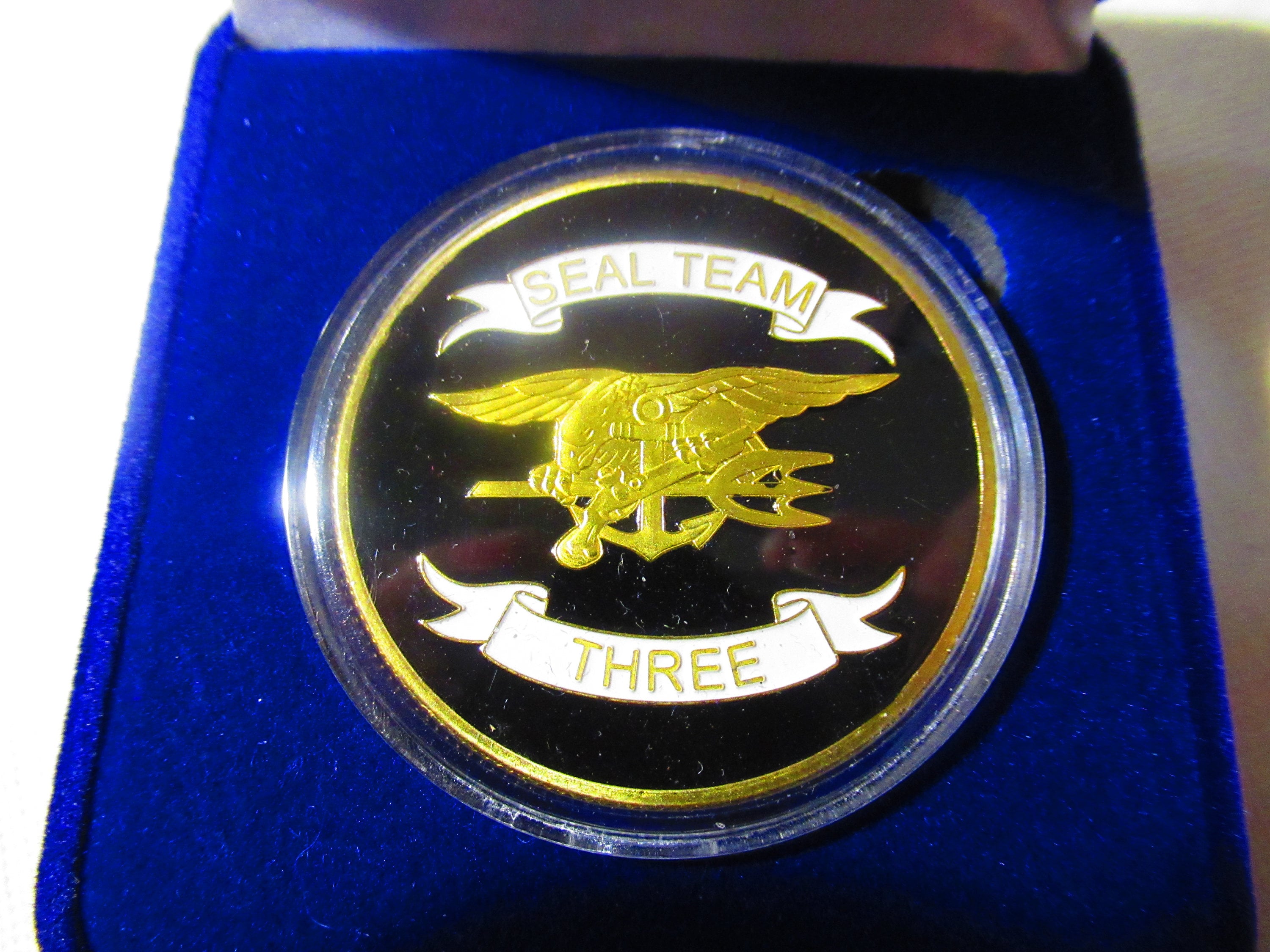 US NAVY Seal Team Three Challenge Coin - Etsy