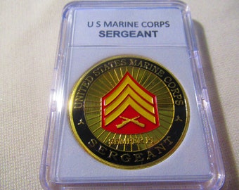 US Marine Corps &quot; SERGEANT &quot;  Challenge Coin