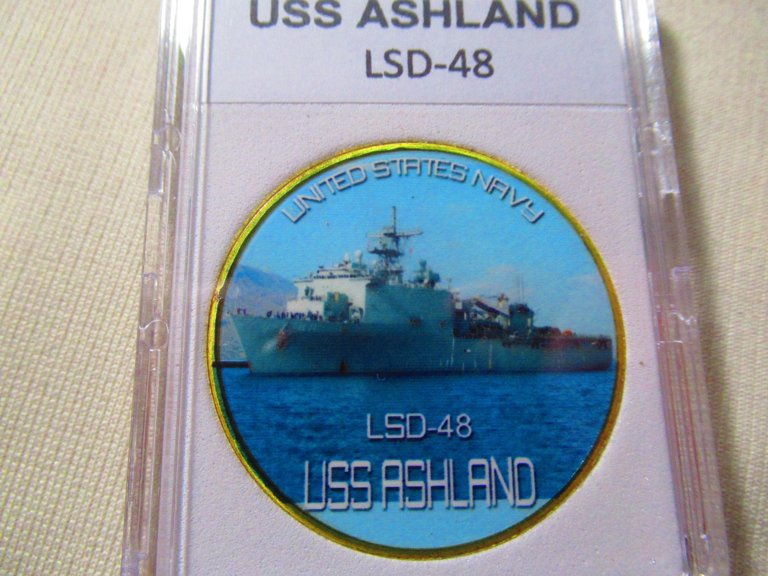 U S Navy - USS ASHLAND (LSD-48) Challenge Coin - Etsy