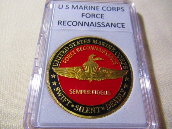 U S Marine Corps FORCE RECONNAISSANCE Challenge Coin - Etsy 日本
