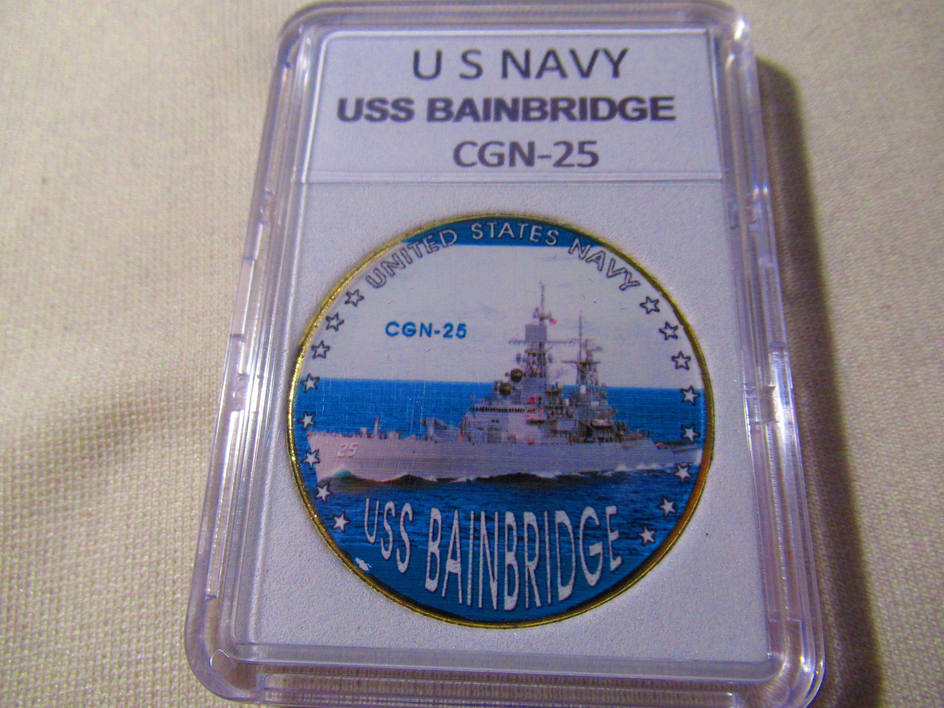 U S NAVY - USS Bainbridge (CGN-25) Challenge Coin - Etsy 日本