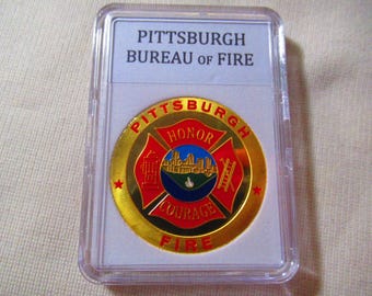 PITTSBURGH BUREAU of FIRE Challenge Coin