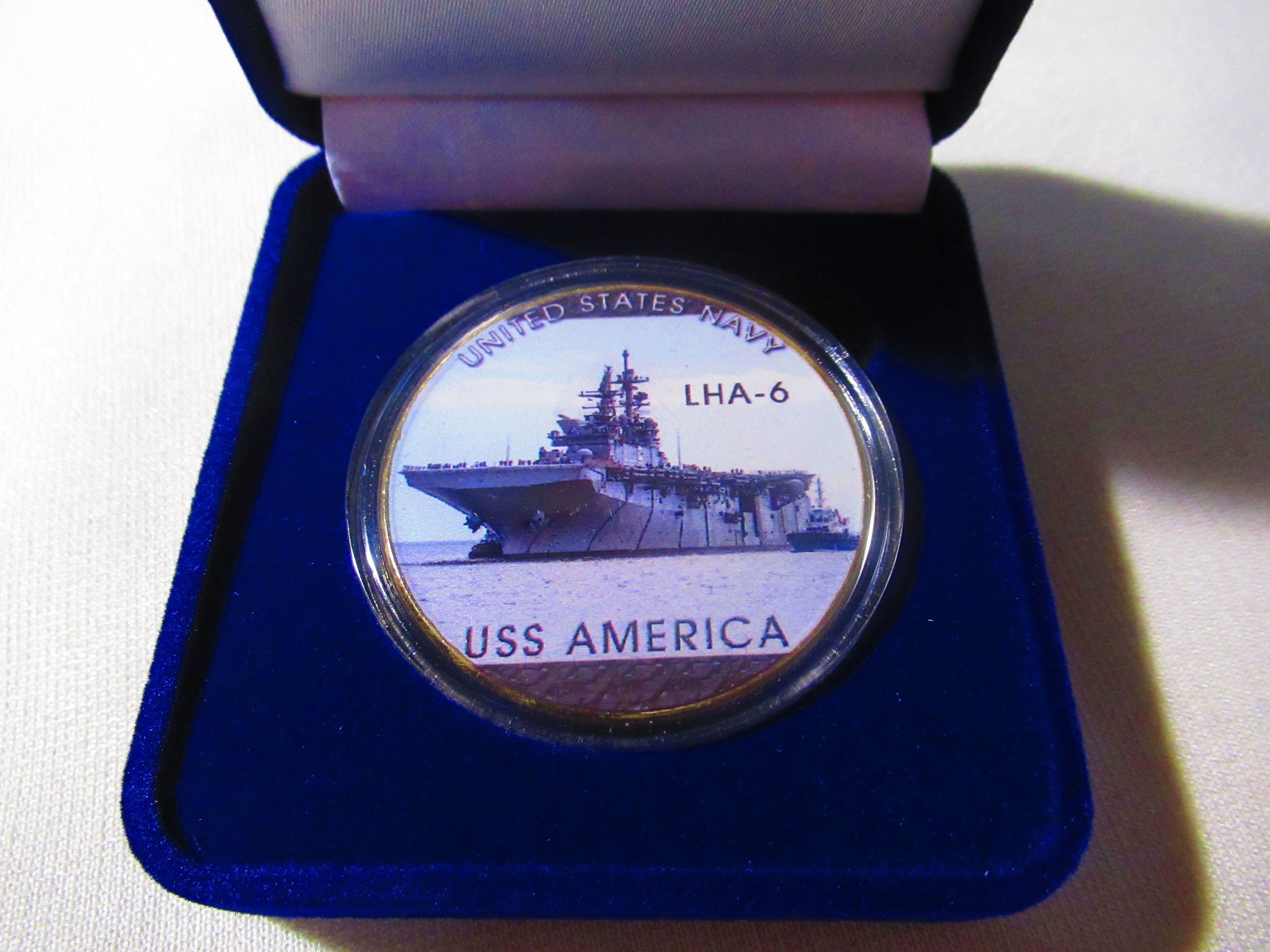 最終価格US NAVY チャレンジ U S Navy - USS AMERICA (LHA-6) Challenge Coin - Etsy 日本