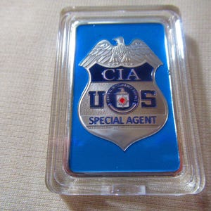 U S Central Intelligence Agency - CIA  &quot;Special Agent&quot;  Challenge coin (BAR)