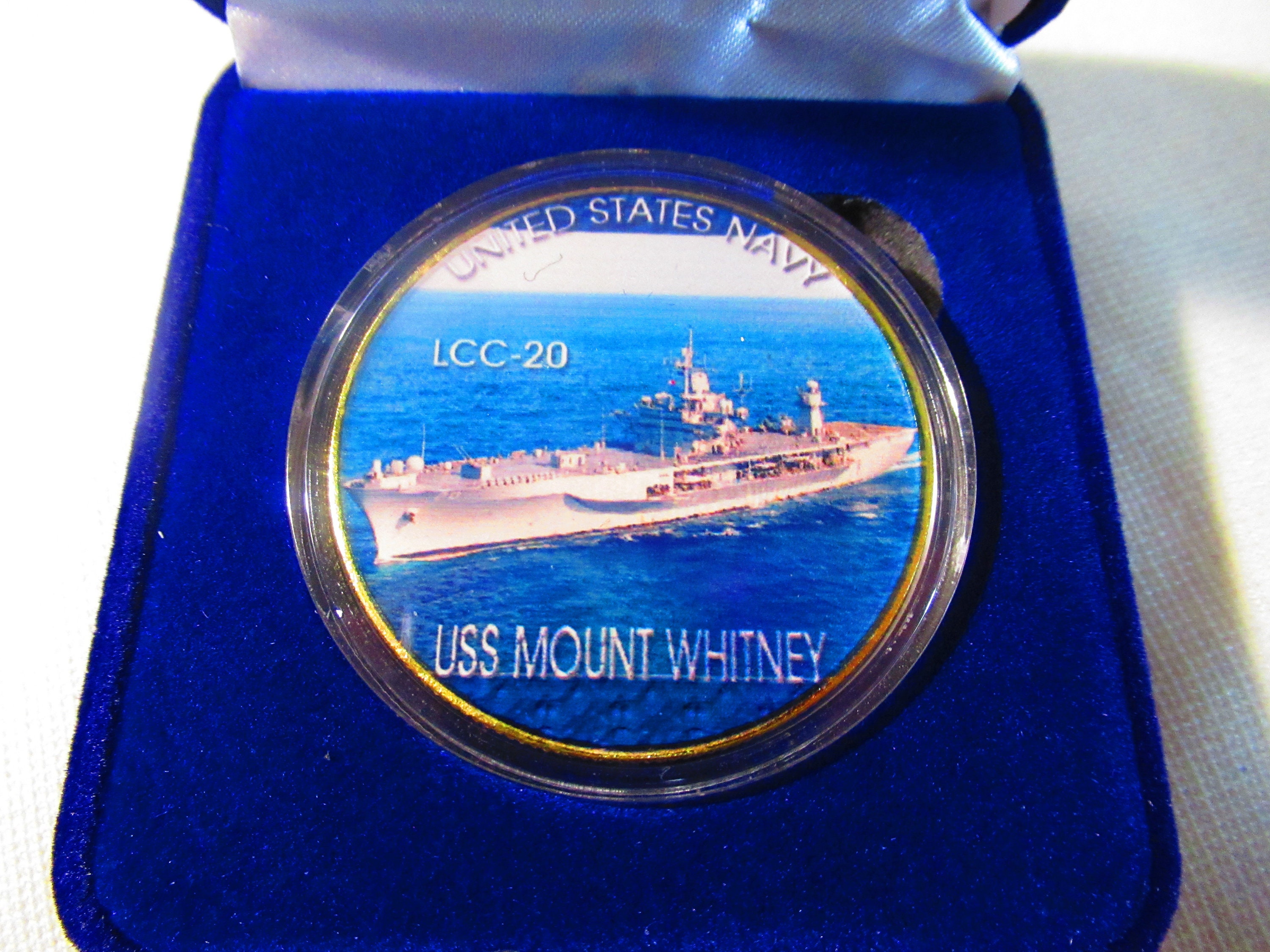 U S Navy - USS Mount Whitney (LCC-20) Challenge Coin - Etsy