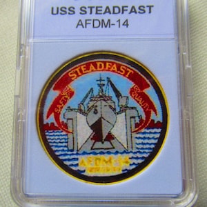 U S Navy - USS STEADFAST AFDM-14 Challenge Coin
