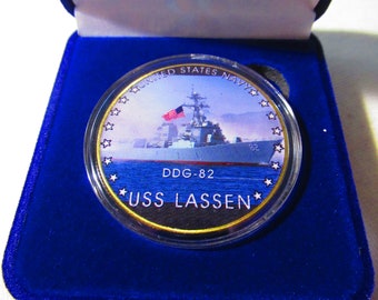 チャレンジメダル⑲ USS LASSEN Amazon.com: Trumpeter 1/350 Scale USS Lassen DDG82 Arleigh