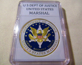 United States Marshal Service Challenge Coin