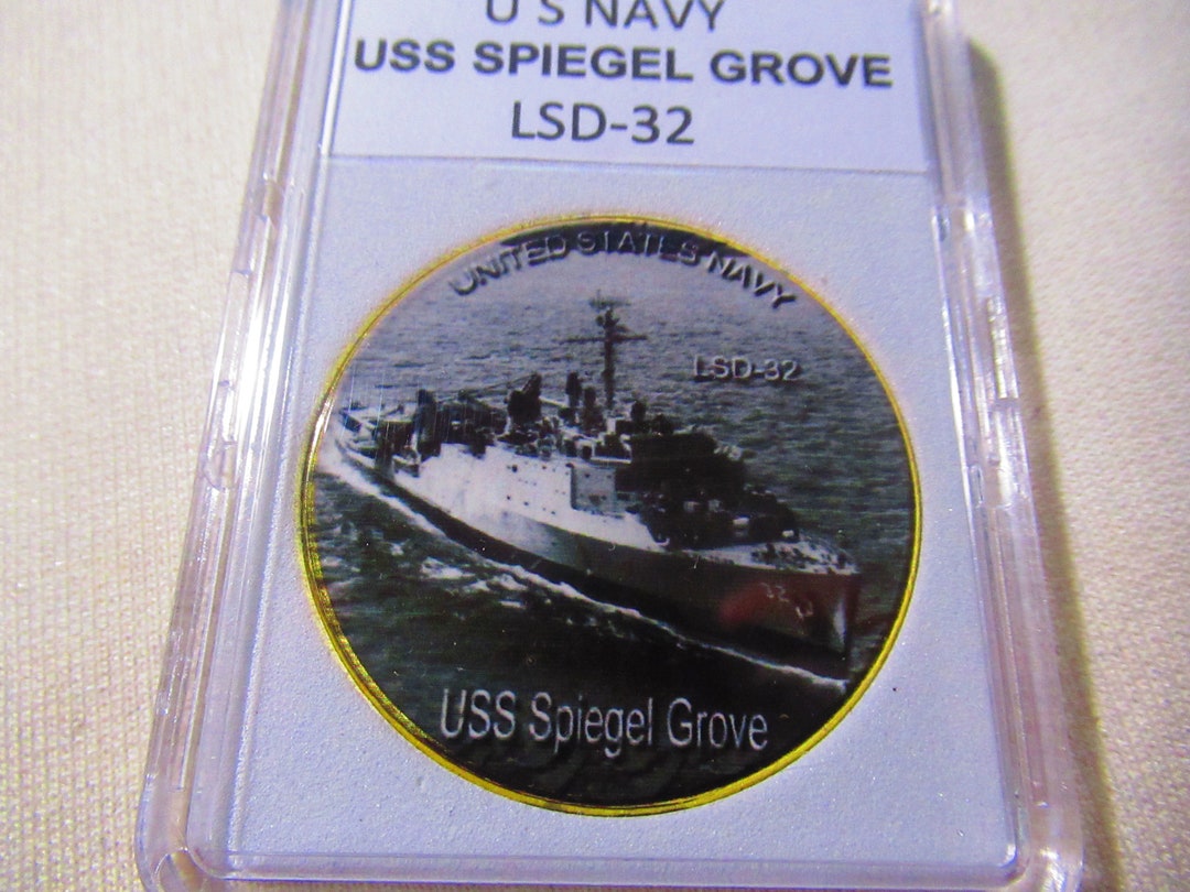 U S Navy - USS Spiegel Grove LSD-32 Challenge Coin - Etsy
