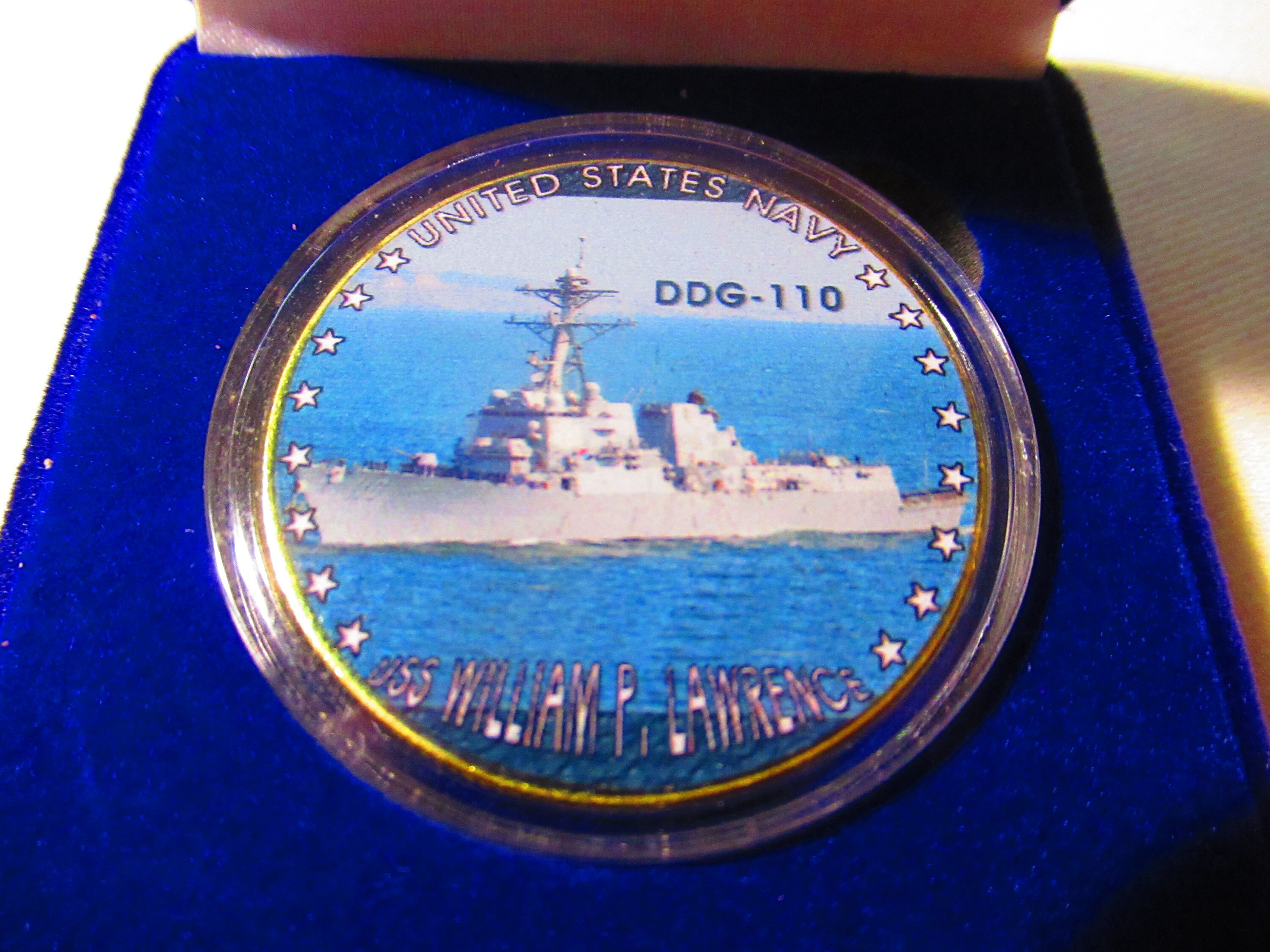 米海軍 アーレイバーク級 ウィリアム・P •ローレンス チャレンジコイン
