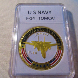 U S NAVY F-14 TOMCAT Challenge Coin