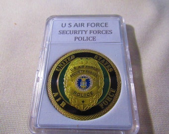 United States Air Force SECURITY FORCES POLICE Challenge Coin