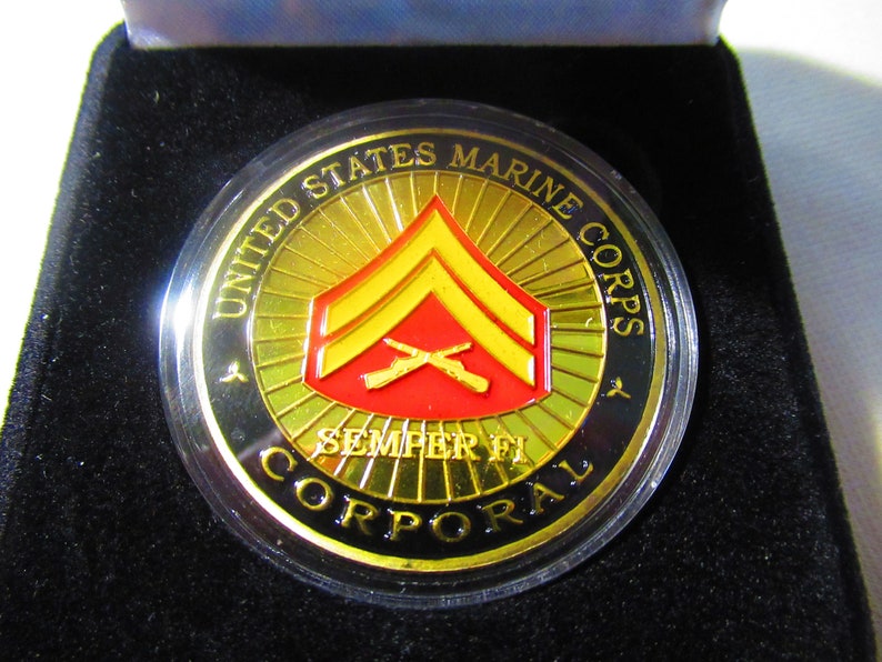 US Marine Corps Corporal Challenge Coin image 6