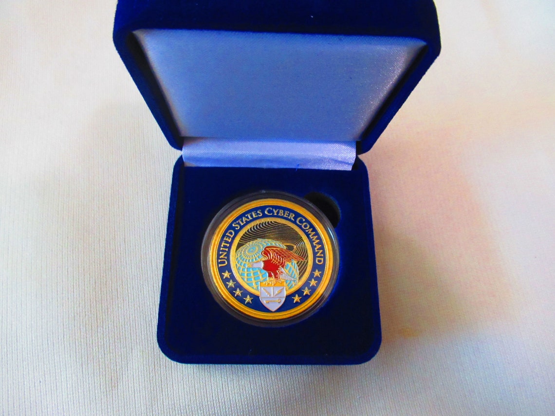 United States Cyber Command Challenge Coin - Etsy
