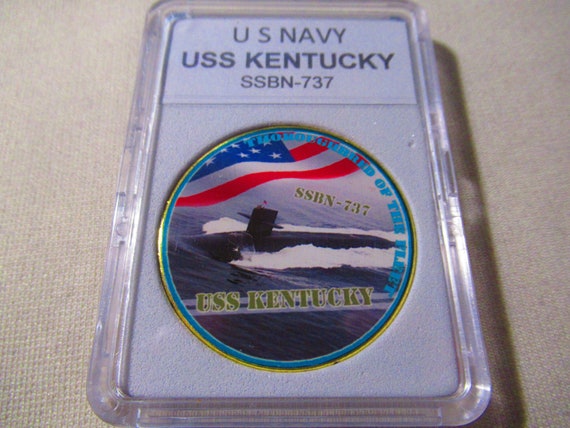 U S Navy Submarine- USS KENTUCKY / SSBN-737 Challenge Coin - Etsy