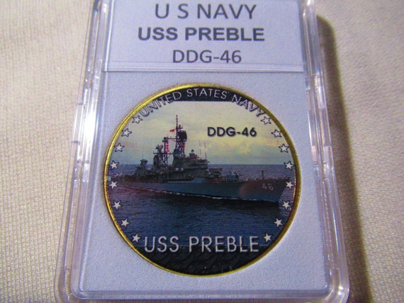 U S Navy - USS PREBLE (DDG-46) Challenge Coin - Etsy