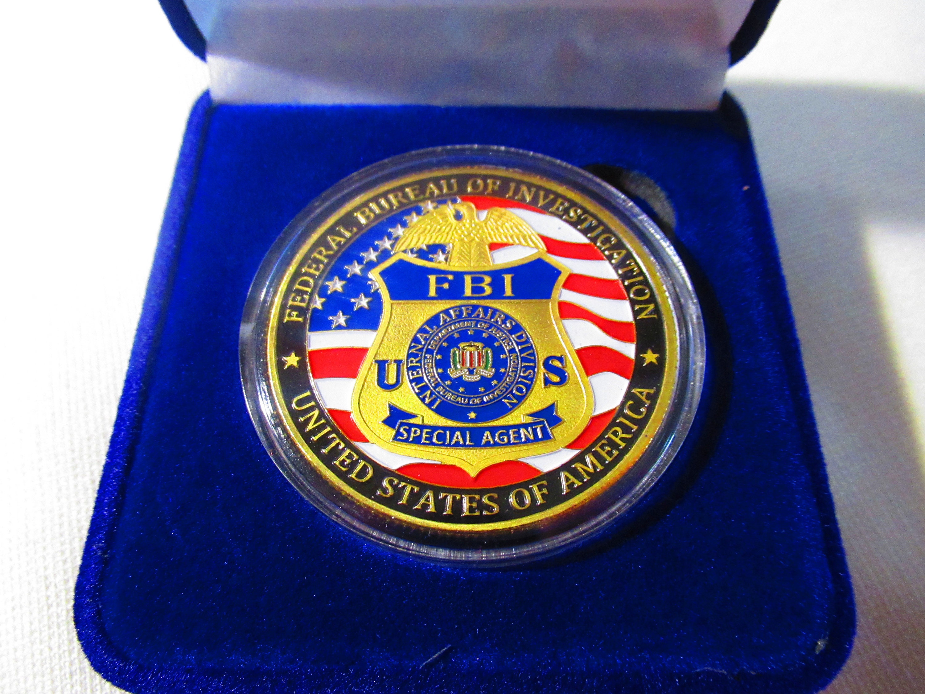 チャレンジコイン　FBI FBI Challenge Ultra Rare ILAF Department of Justice FBI