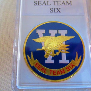U S Navy SEAL TEAM SIX Challenge Coin