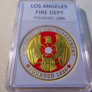 CITY of LOS ANGELES Brandweeruitdagingsmunt