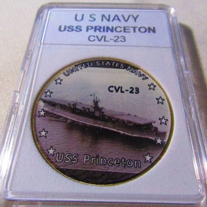 U S Navy - USS PRINCETON CVL-23 Challenge Coin