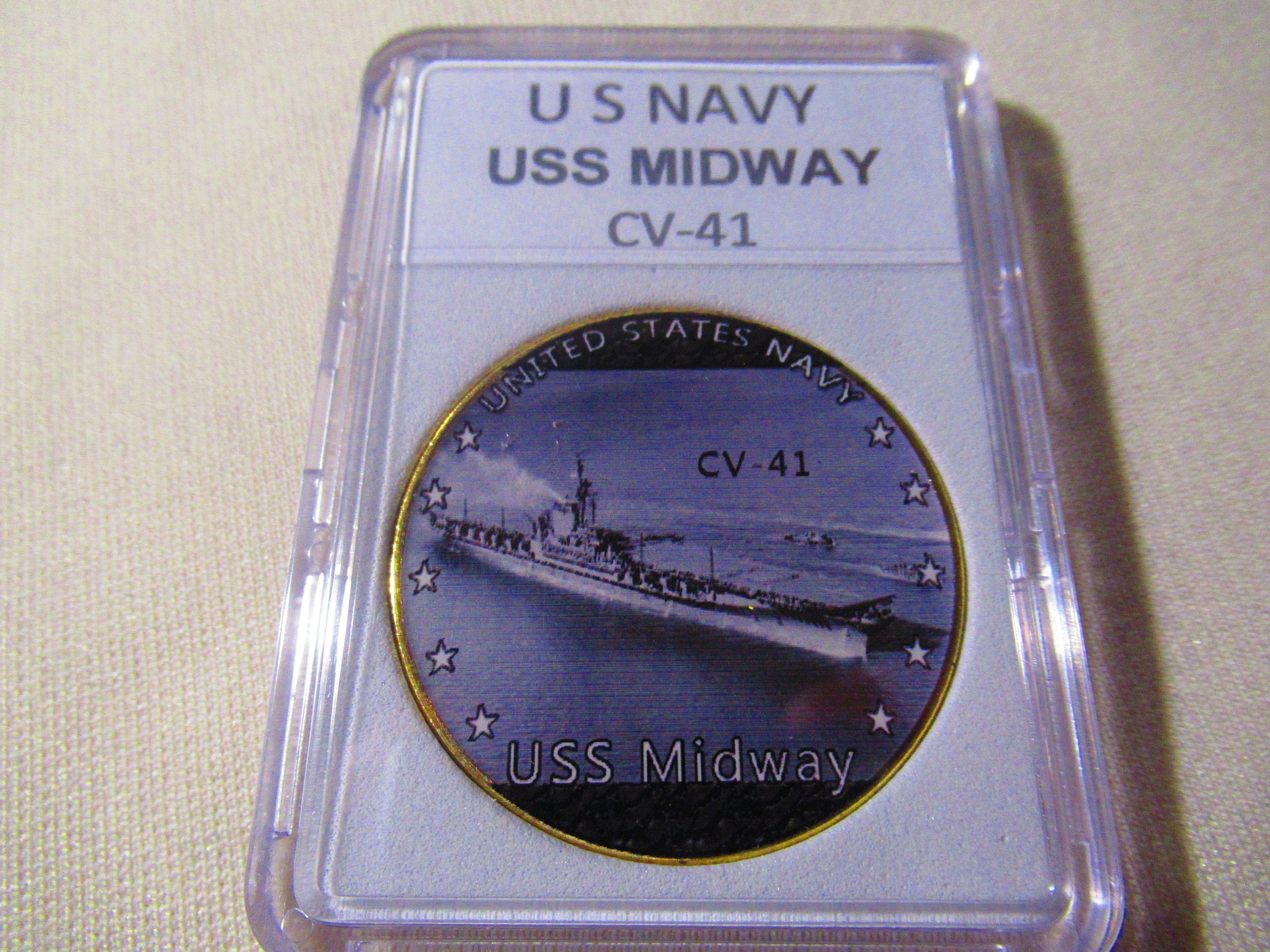 米海軍　空母　ミッドウェイ　チャレンジコイン s-l1200.jpg